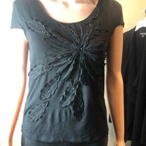 ConradC collection cap sleeve t shirt. Size M